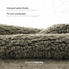 ChemicalWorkz - Edgeless Soft Touch Premium Towel grey - Poliertuch grau 40x40cm 500GSM_3