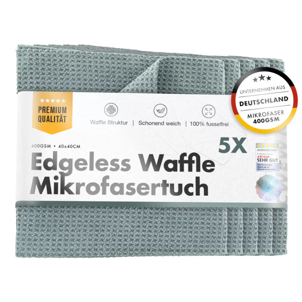 ChemicalWorkz - Edgeless Waffle Towel - Glastuch 400GSM 40x40cm 5Stk.