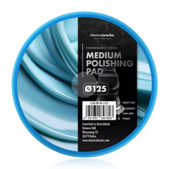 ChemicalWorkz - Medium Polishing Performance Pad - Polierschwamm 125mm blau