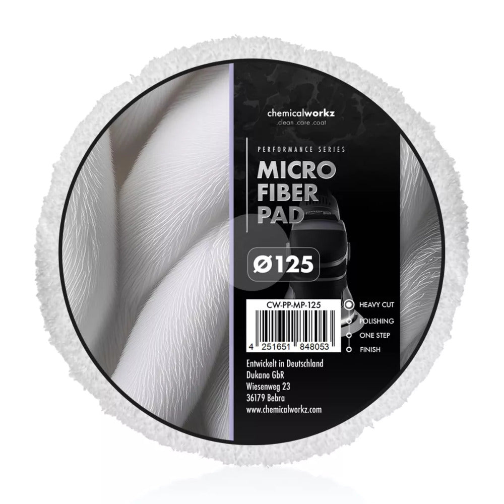 ChemicalWorkz - Microfiber Performance Pad - Mikrofaser Pad 125mm