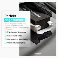 ChemicalWorkz - Coating Applicator Kit - Applicator Block mit Suede Tuch_4