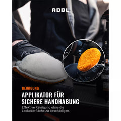 ADBL - Tickler - Mikrofaser Wax & Dressing Applikatorpad 16cm_4